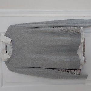 Simply Vera Vera Wang long sleeve Twofer Top